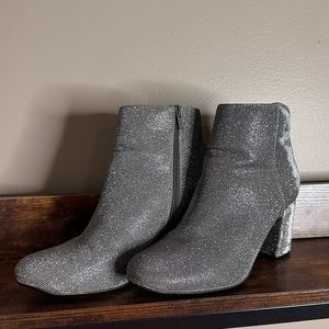 Silver Glitter Booties Taylor Swift Barbie Costume